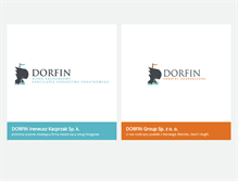 Tablet Screenshot of dorfin.com.pl